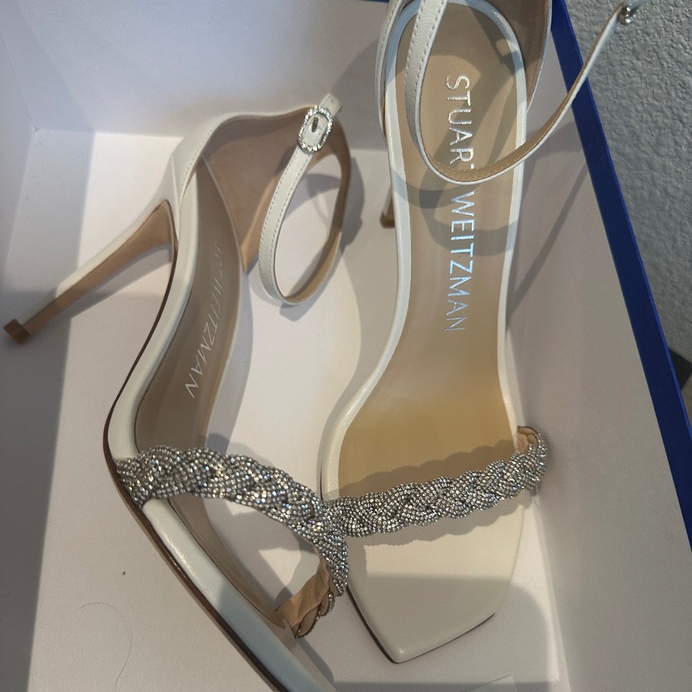 Stuart Weitzman Nudistcurve 100 Highshine Sandal